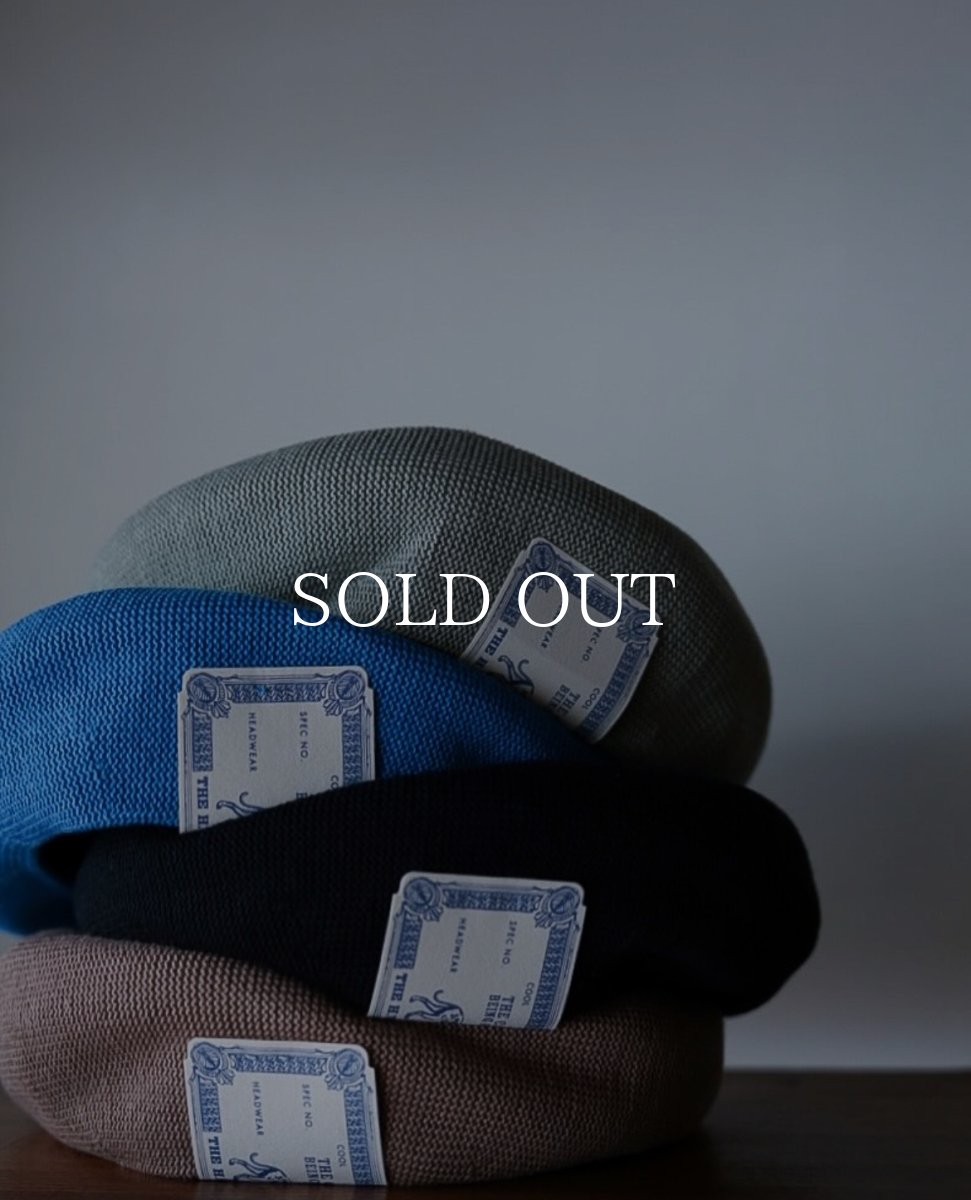 画像26: THE H.W.DOG&CO.  “COTTON BASIC BERET” (26)