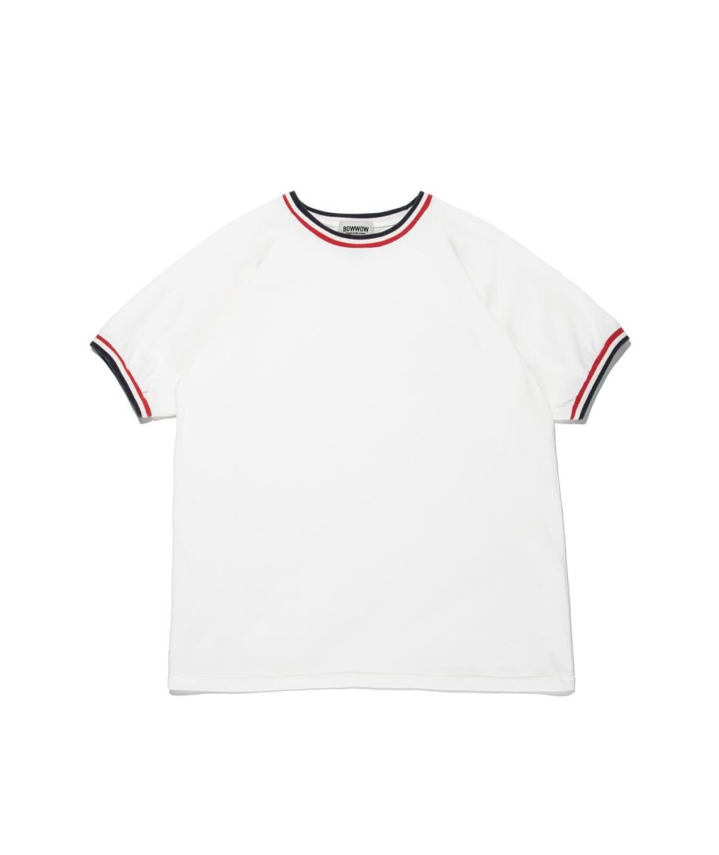 画像1: BOW WOW  STRIPE RIBBED TEE (1)