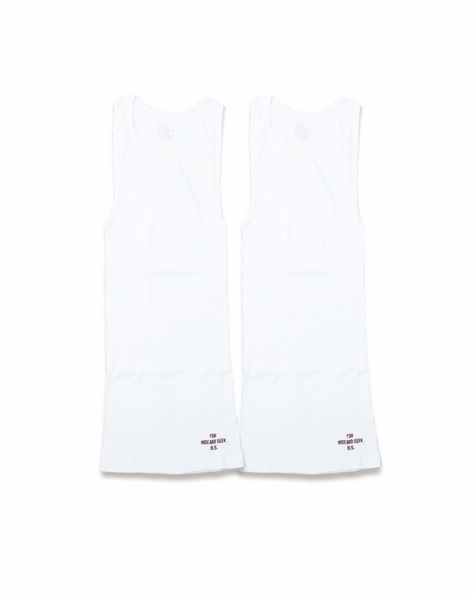 画像1: HideandSeek  Rib Tank Top(2Pac) (1)
