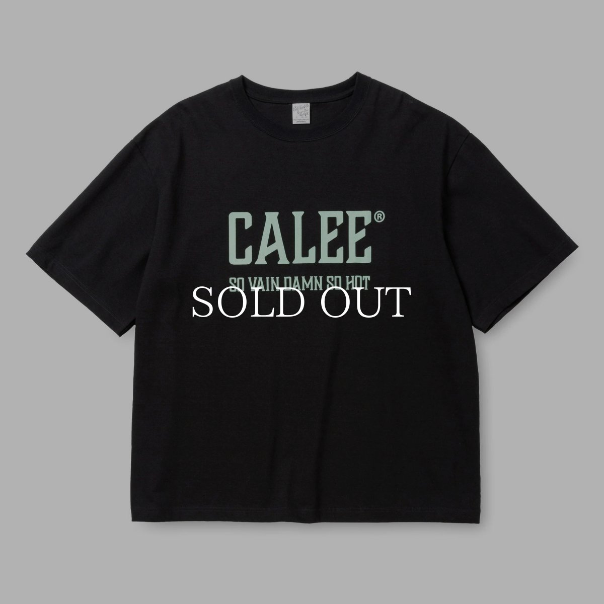 画像1: CALEE  VINTAGE TYPE CALEE NATIONAL LOGO S/S TEE (1)