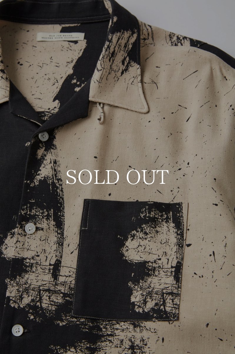 画像4: OLD JOE   TSUJIMURA SHIRO ABSTRACT PAINT SHIRTS (Long-sleeve) (4)
