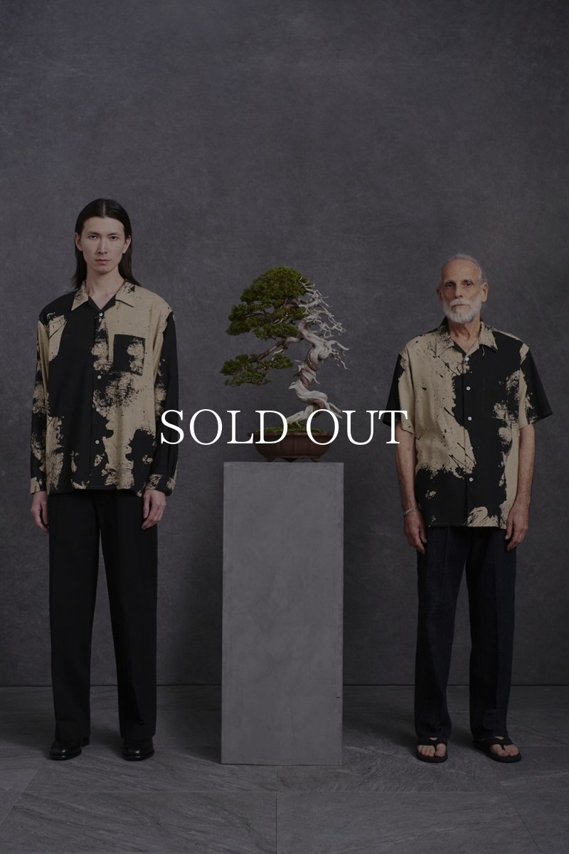 画像12: OLD JOE   TSUJIMURA SHIRO ABSTRACT PAINT SHIRTS (Long-sleeve) (12)