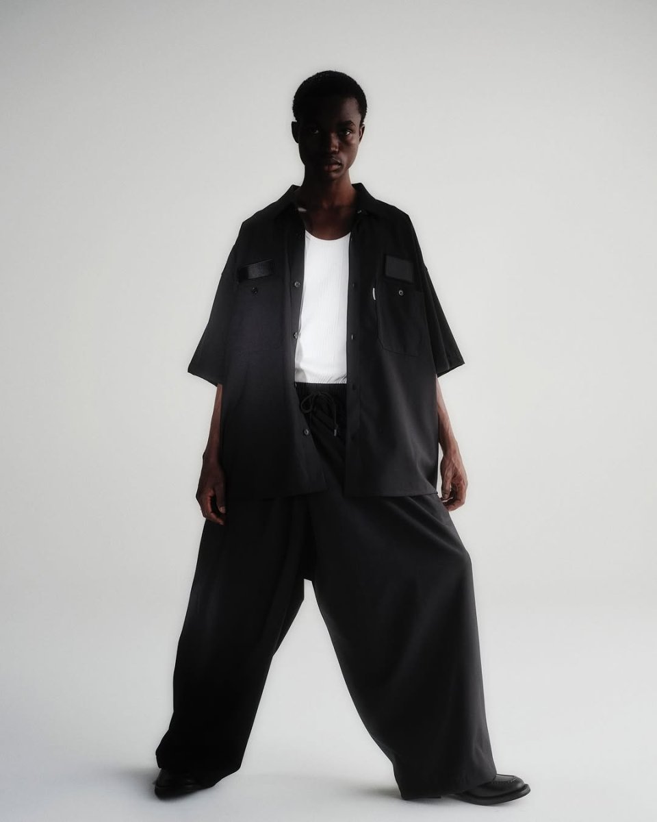 画像4: COOTIE   Leno Cloth Error Fit Work S/S Shirt (4)