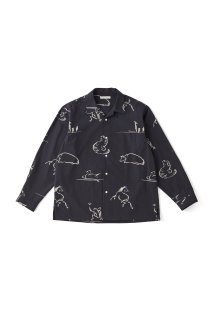 希少品 OLD JOE OPEN FRONT SWEATER SHIRTS 黒 希少品 OLD JOE OPEN FRONT SWEATER SHIRTS 黒