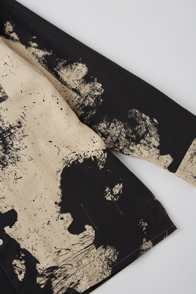 画像7: OLD JOE   TSUJIMURA SHIRO ABSTRACT PAINT SHIRTS (Long-sleeve) (7)