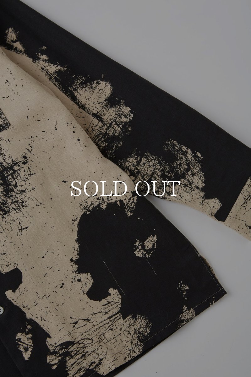 画像7: OLD JOE   TSUJIMURA SHIRO ABSTRACT PAINT SHIRTS (Long-sleeve) (7)