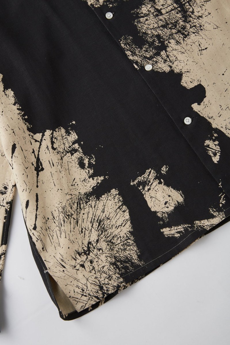 画像6: OLD JOE   TSUJIMURA SHIRO ABSTRACT PAINT SHIRTS (Long-sleeve) (6)