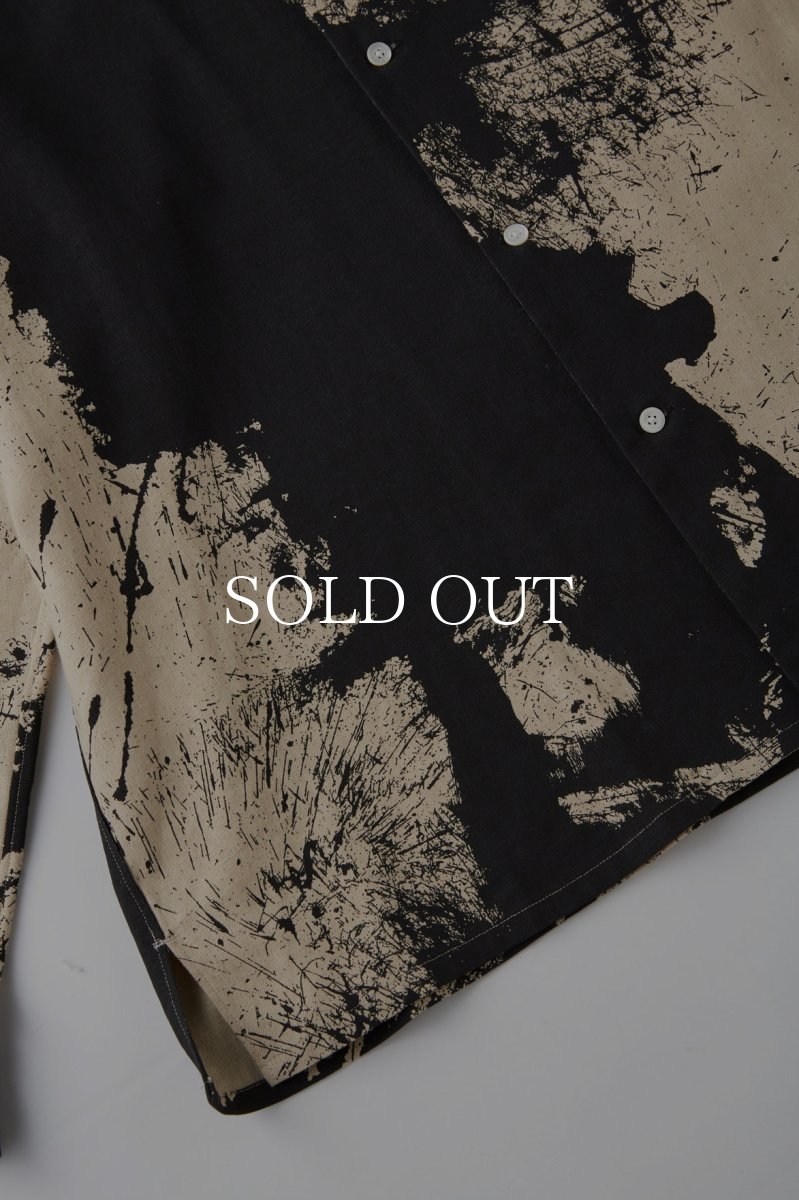 画像6: OLD JOE   TSUJIMURA SHIRO ABSTRACT PAINT SHIRTS (Long-sleeve) (6)