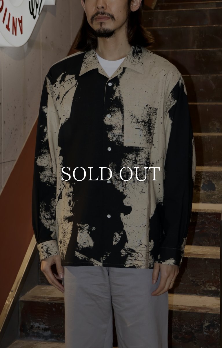 画像13: OLD JOE   TSUJIMURA SHIRO ABSTRACT PAINT SHIRTS (Long-sleeve) (13)