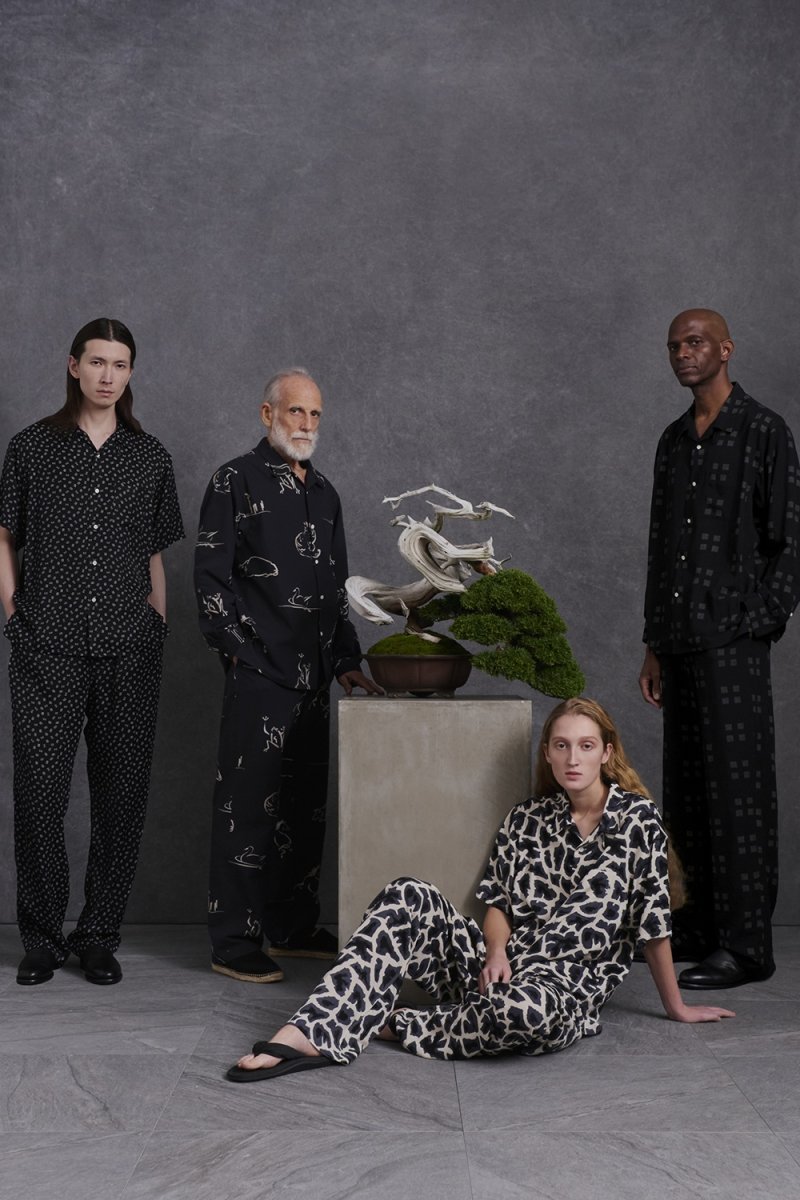 画像5: OLD JOE   ORIGINAL PRINTED OPEN COLLAR SHIRTS (Giraffe) (5)