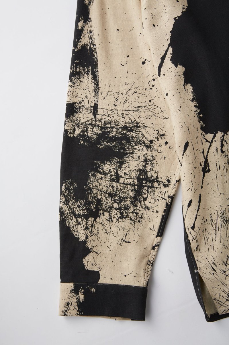 画像5: OLD JOE   TSUJIMURA SHIRO ABSTRACT PAINT SHIRTS (Long-sleeve) (5)