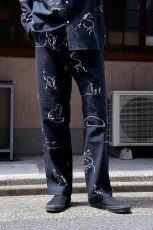 画像7: OLD JOE   ORIGINAL PRINTED EASY TROUSER (Animal Drawing) (7)
