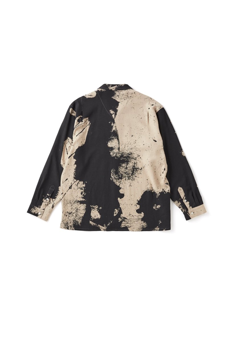 画像2: OLD JOE   TSUJIMURA SHIRO ABSTRACT PAINT SHIRTS (Long-sleeve) (2)
