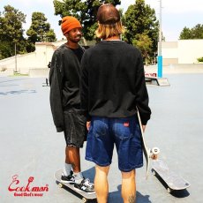 画像12: COOKMAN  シェフパンツ Chef Pants Short Denim (12)