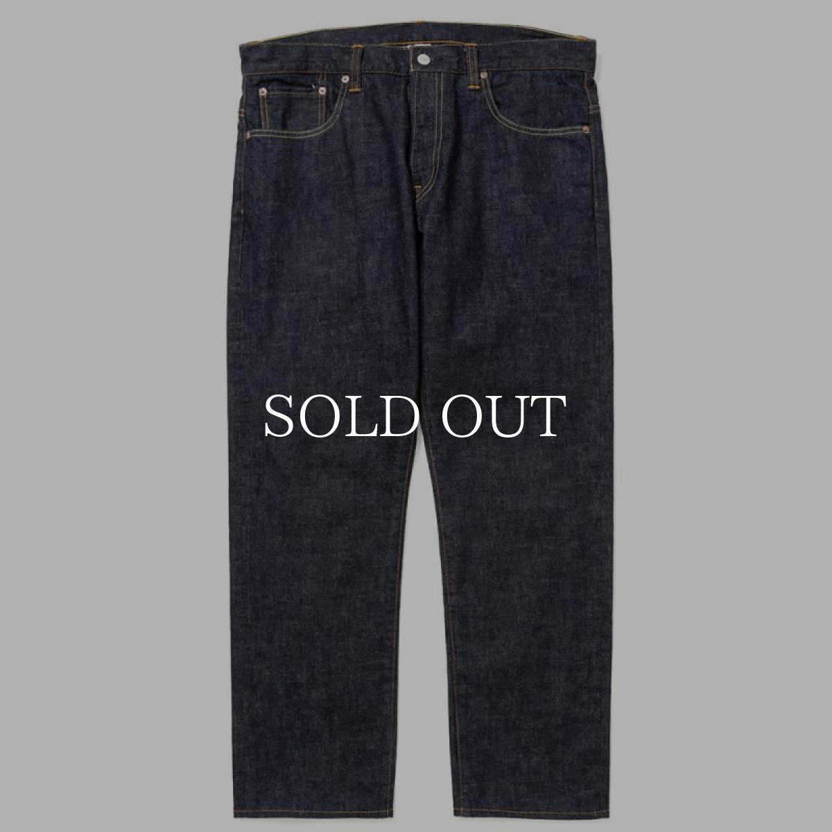 画像1: CALEE  Vintage reproduct tapered denim pants (1)