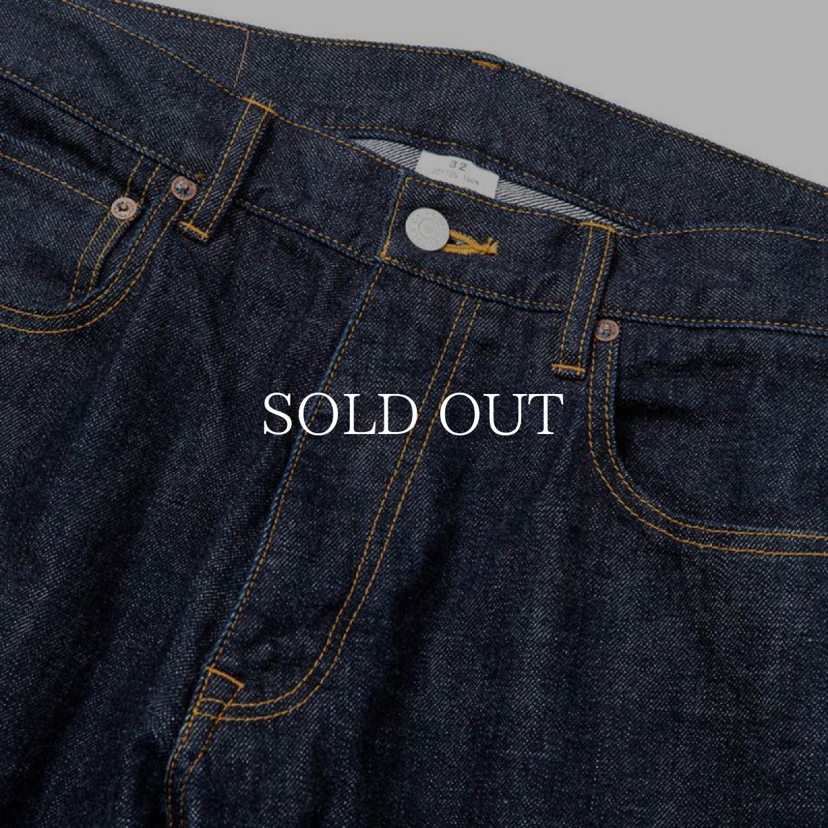 画像3: CALEE  VINTAGE REPRODUCT WIDE SILHOUETTE DENIM PANTS ＜OW＞ (3)