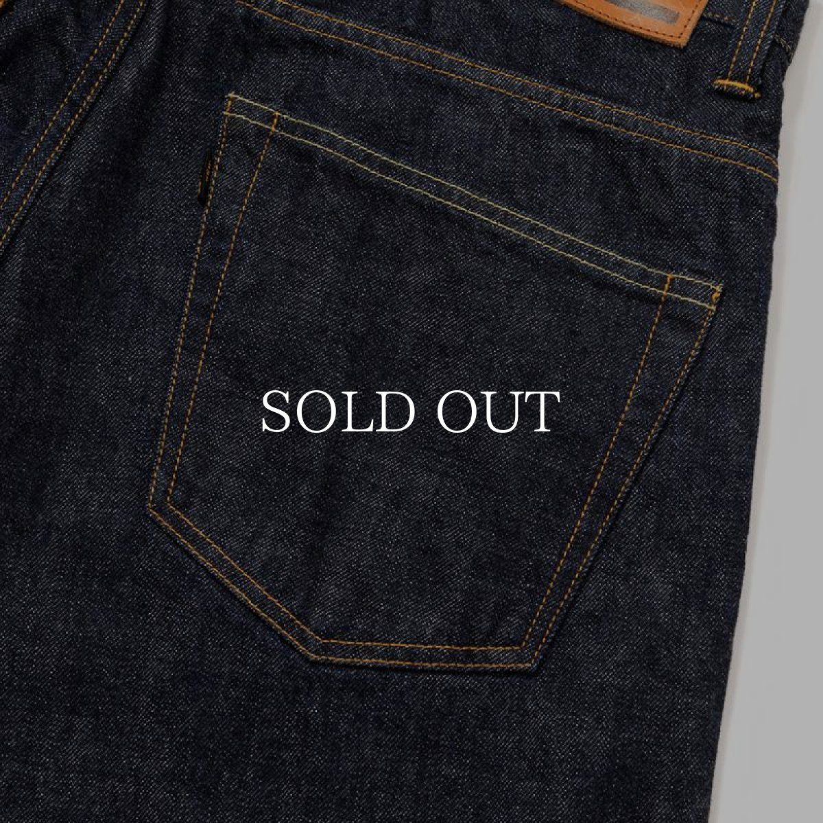 画像6: CALEE  Vintage reproduct tapered denim pants (6)