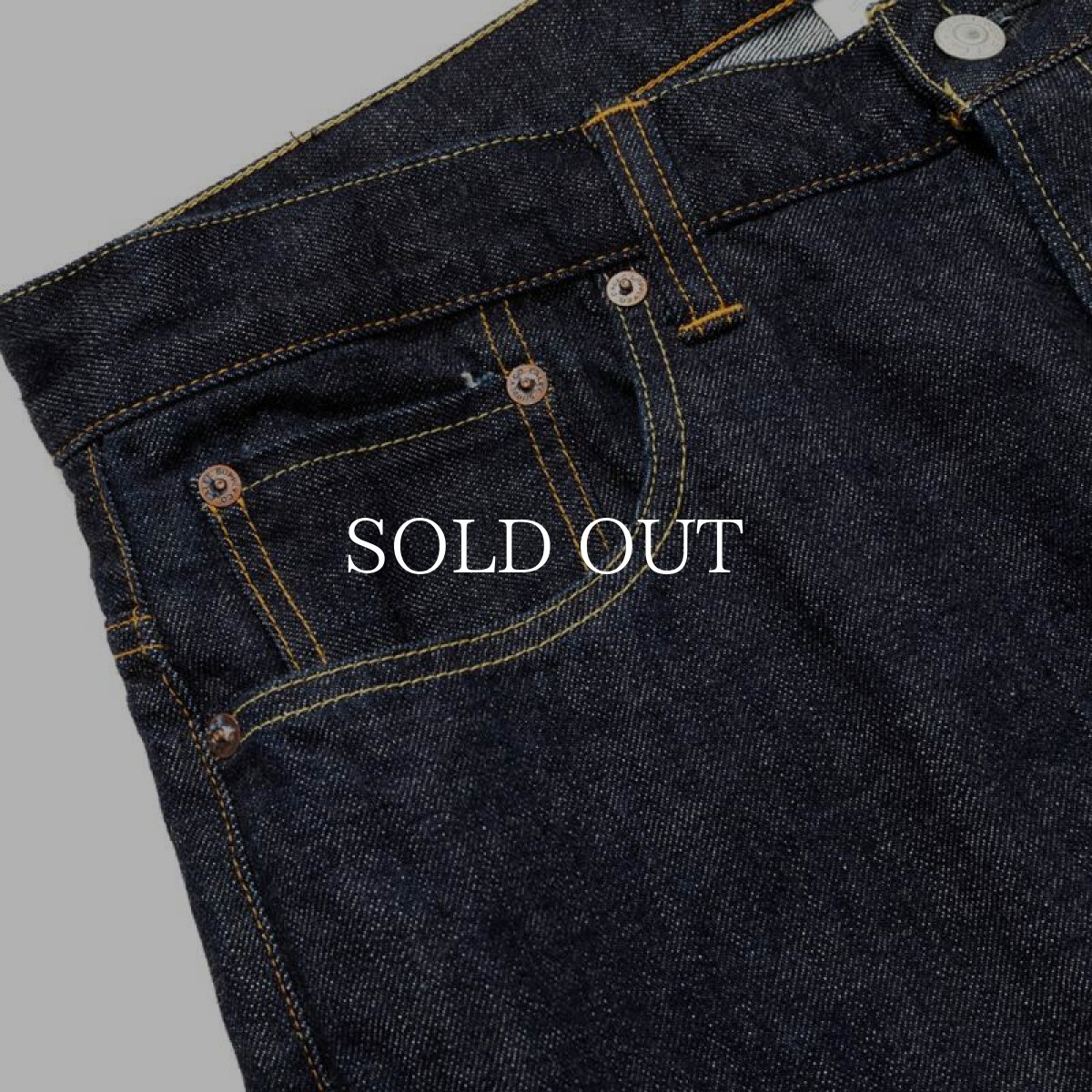 画像4: CALEE  Vintage reproduct tapered denim pants (4)