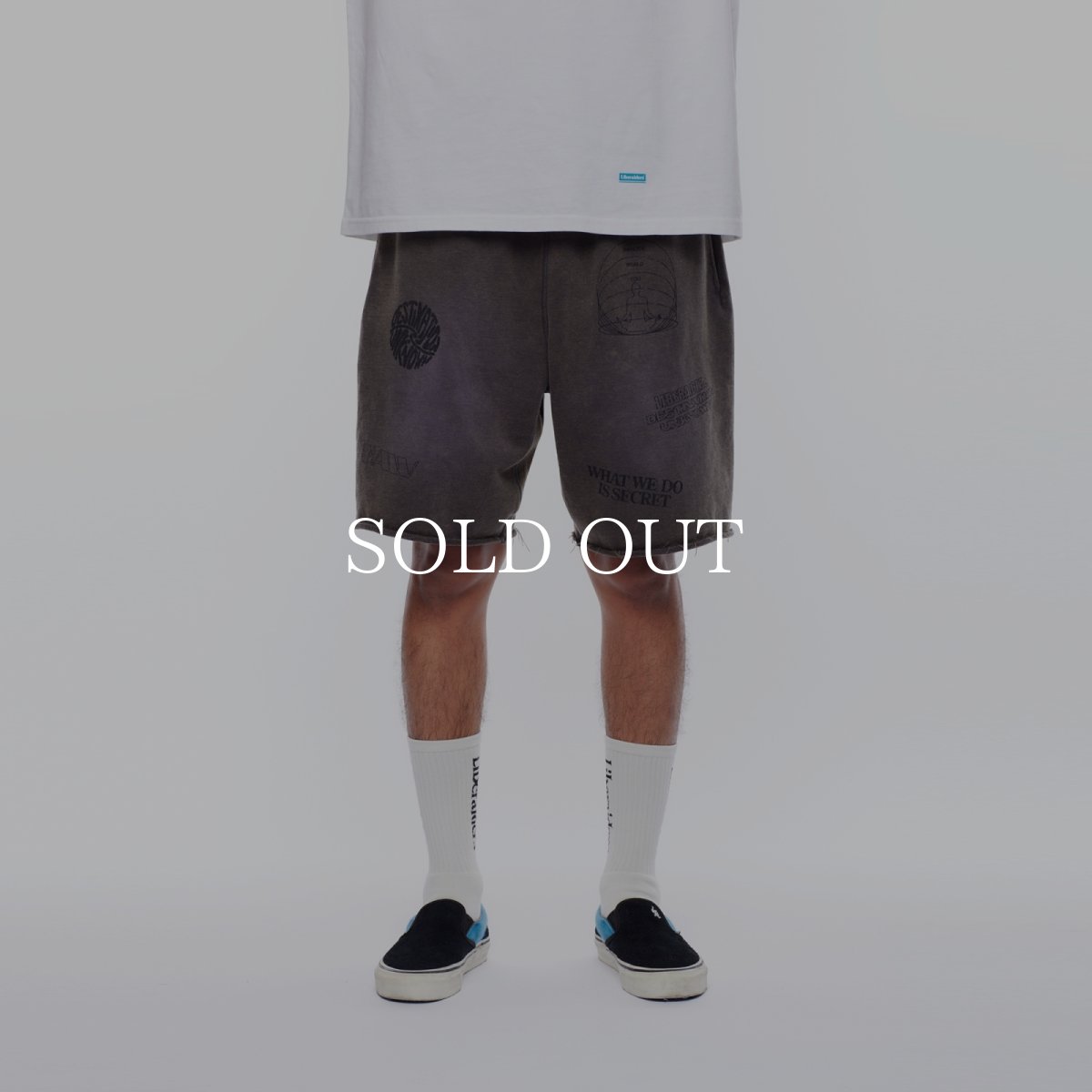 画像5: Liberaiders  HANDWRITING PRINT SWEAT SHORTS (5)