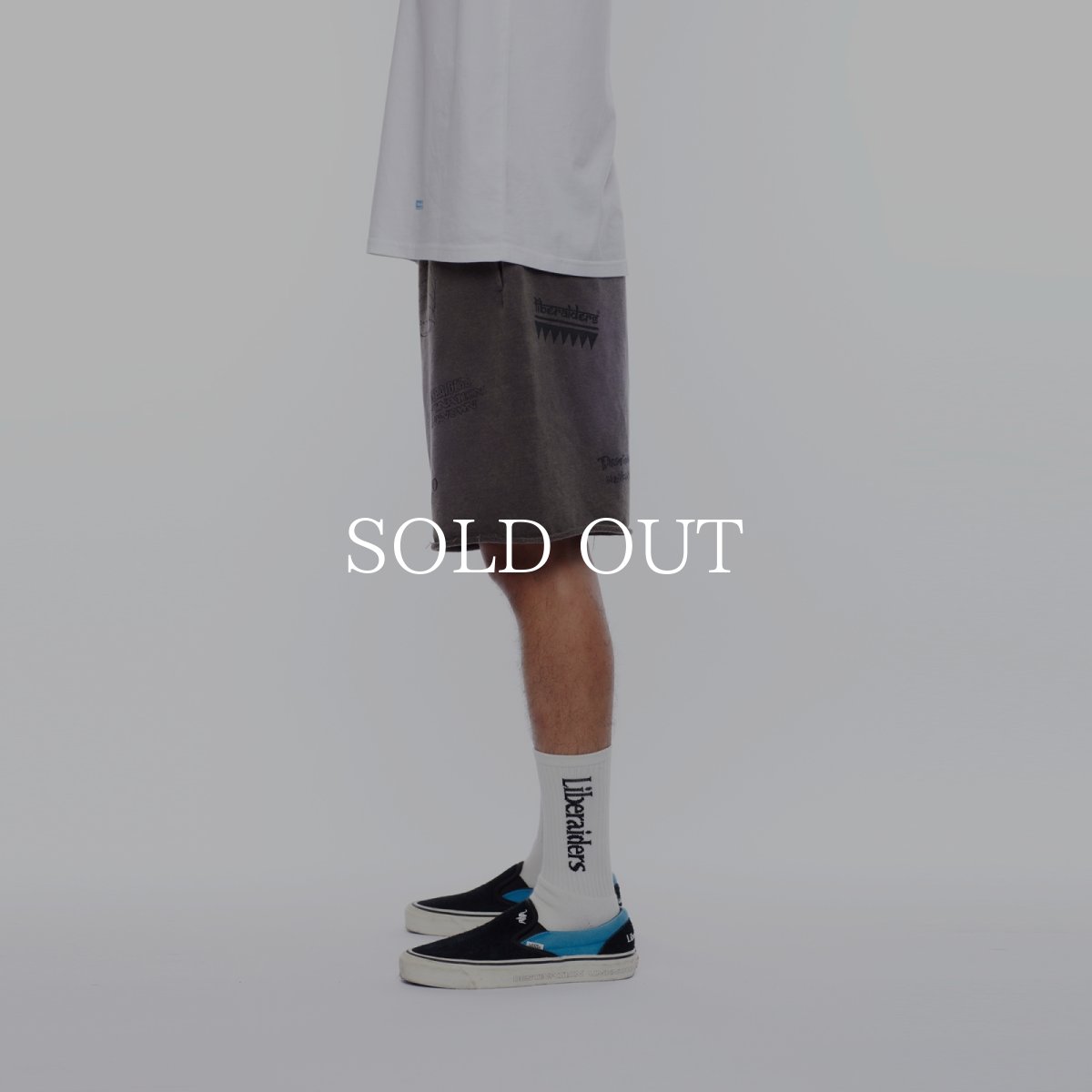 画像8: Liberaiders  HANDWRITING PRINT SWEAT SHORTS (8)
