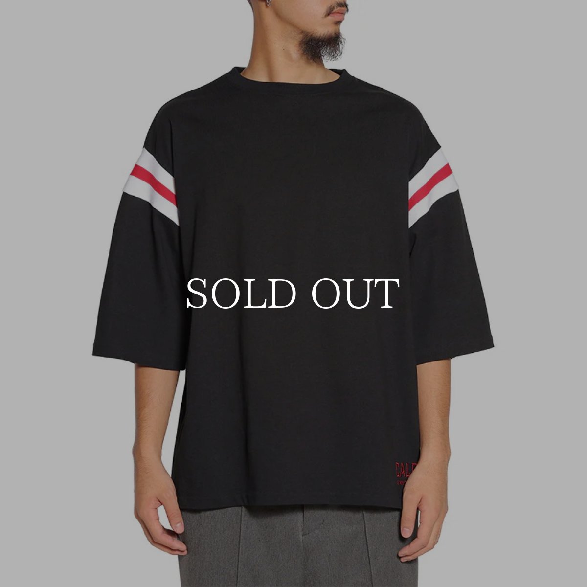 画像7: CALEE  VINTAGE TYPE RIB FOOT BALL TEE (7)