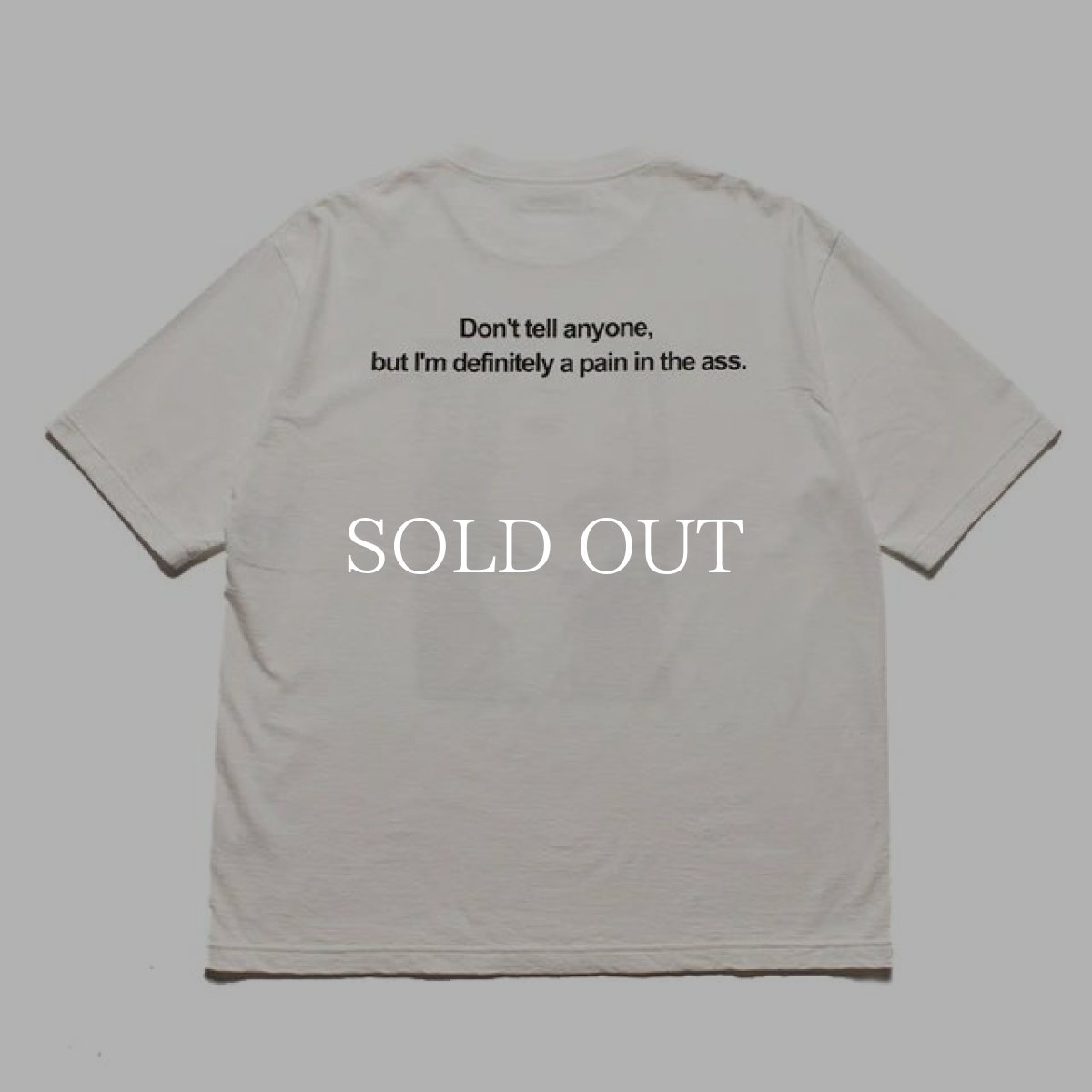 画像9: MINEDENIM  Monochrome Two tone Face Crewneck T-SH (9)