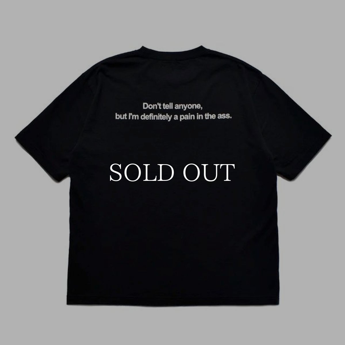 画像2: MINEDENIM  Monochrome Two tone Face Crewneck T-SH (2)