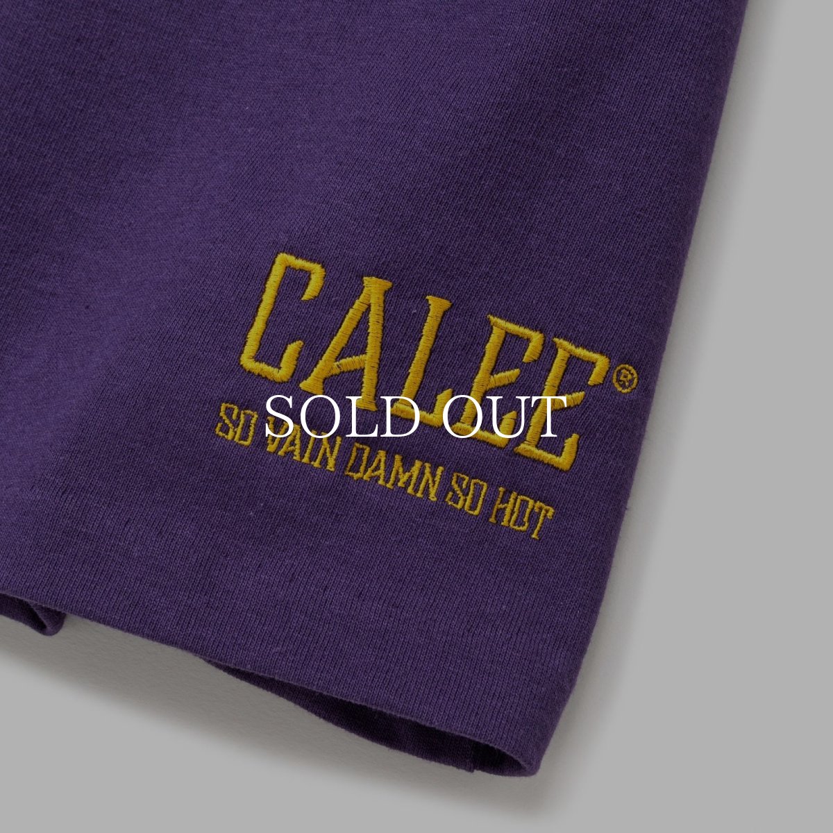 画像5: CALEE  VINTAGE TYPE RIB FOOT BALL TEE (5)