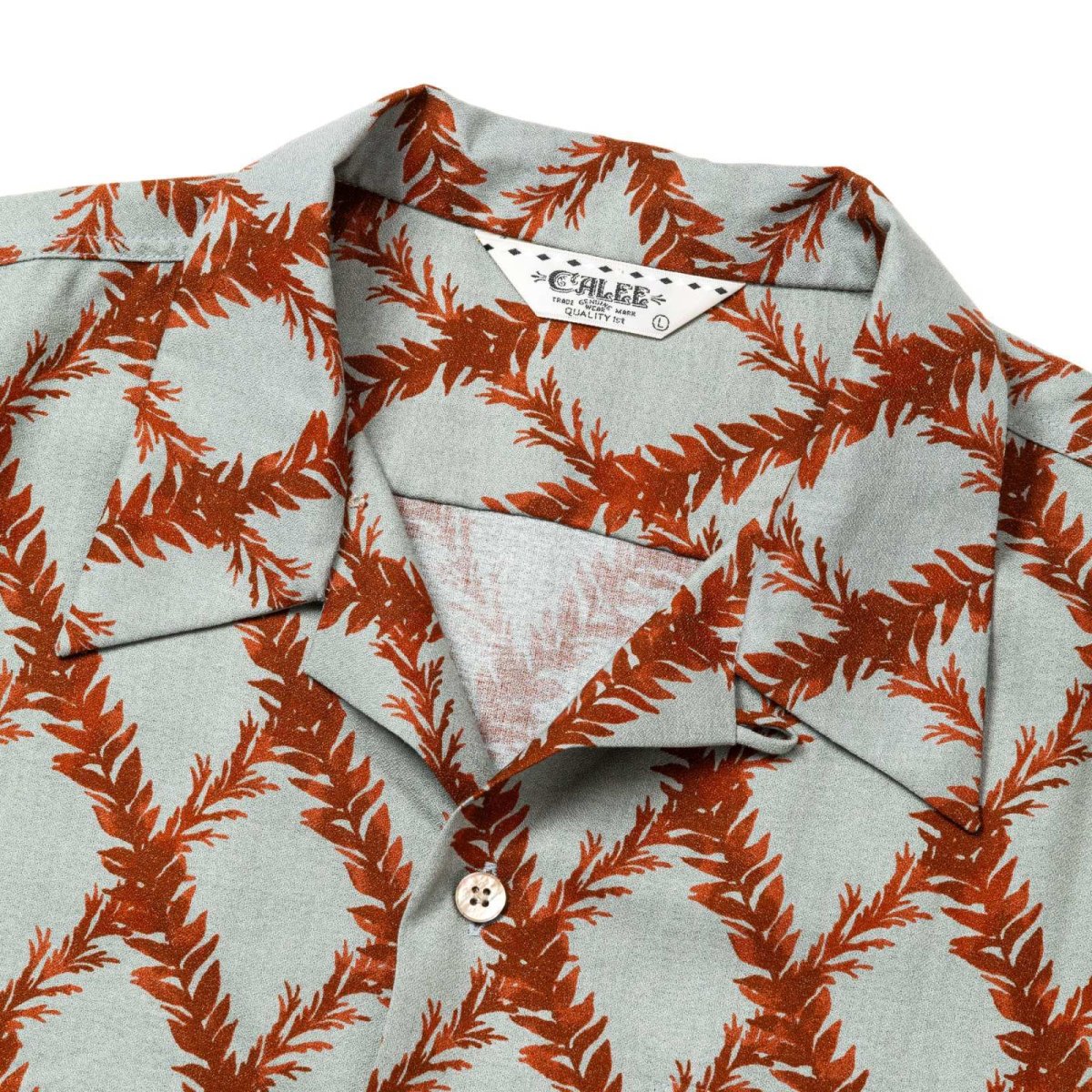 画像4: CALEE  PLAID OPEN COLLAR S/S SH (4)