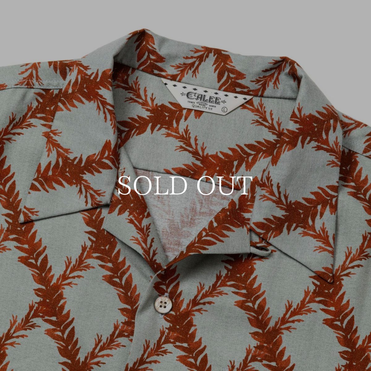 画像4: CALEE  PLAID OPEN COLLAR S/S SH (4)