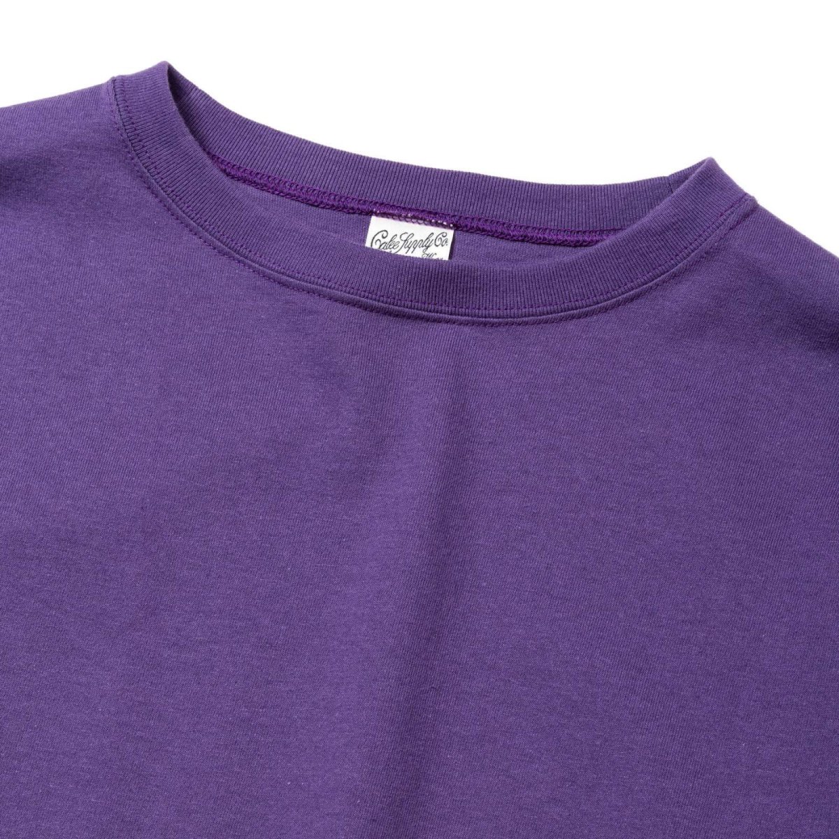 画像4: CALEE  VINTAGE TYPE RIB FOOT BALL TEE (4)