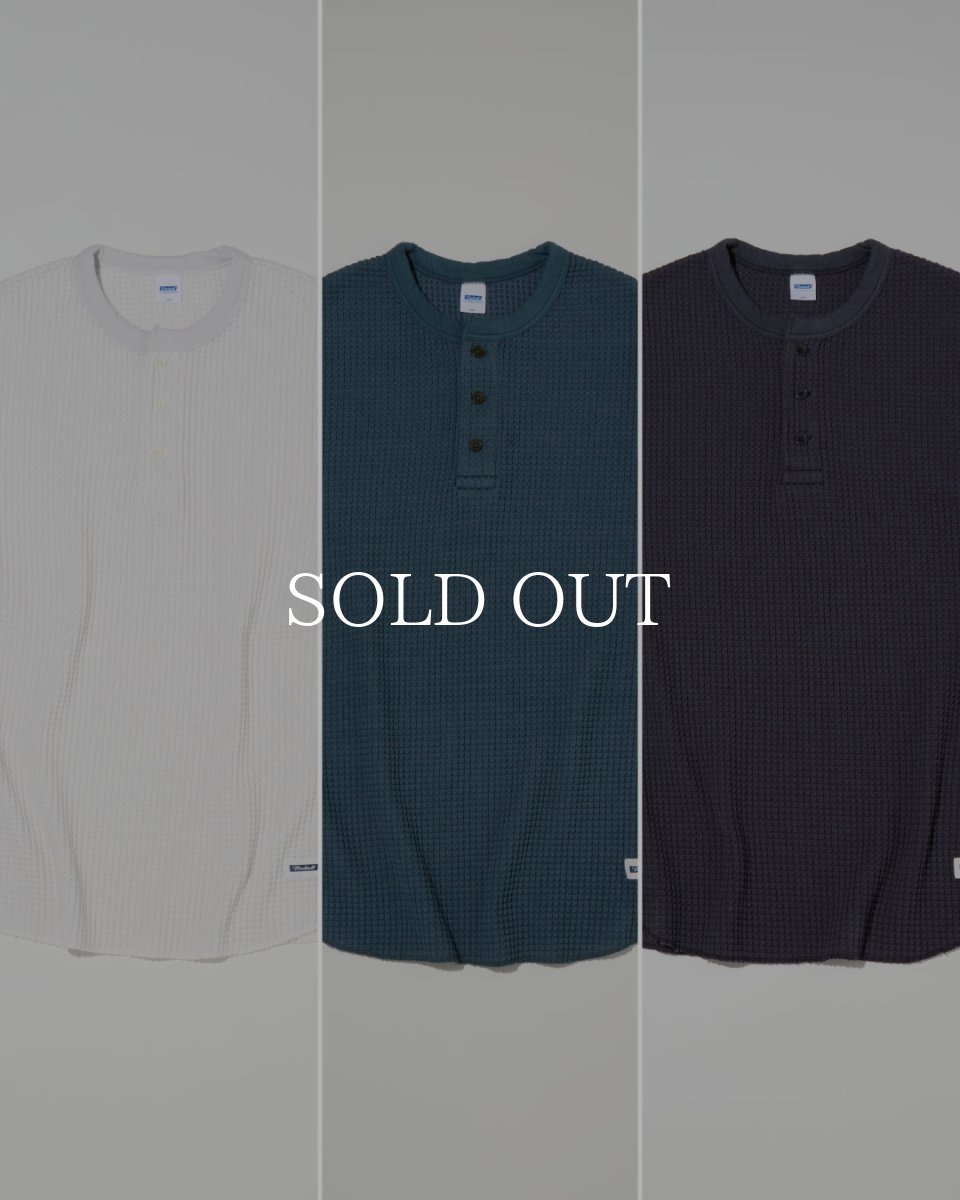 画像9: RADIALL  BIG WAFFLE - HENLEY NECK SHIRT S/S (9)