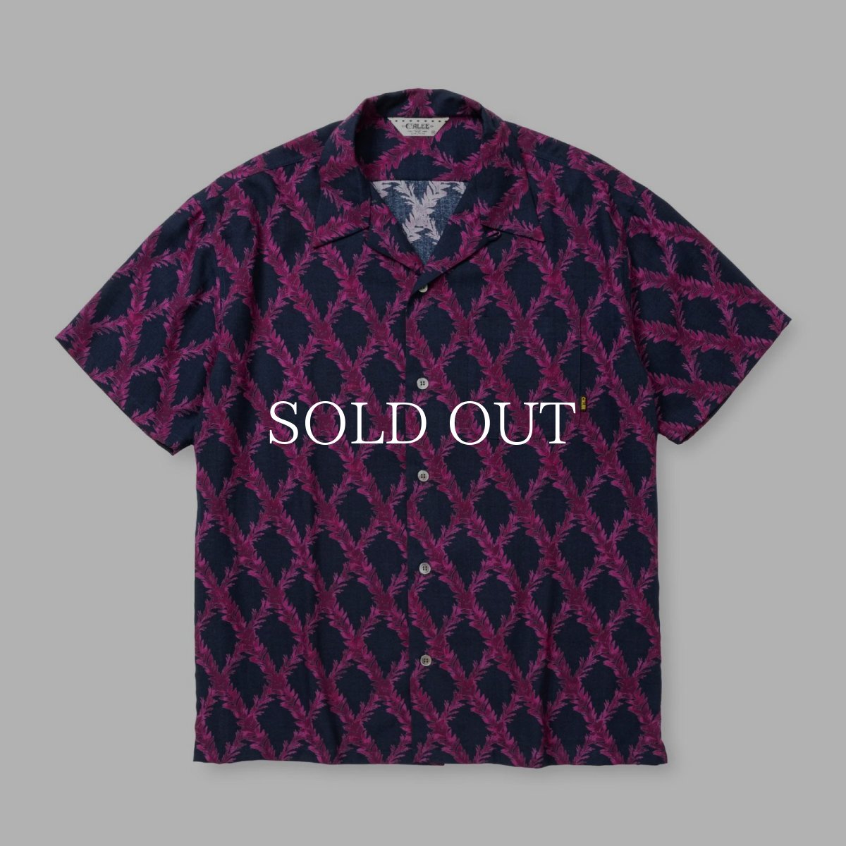 画像1: CALEE  PLAID OPEN COLLAR S/S SH (1)