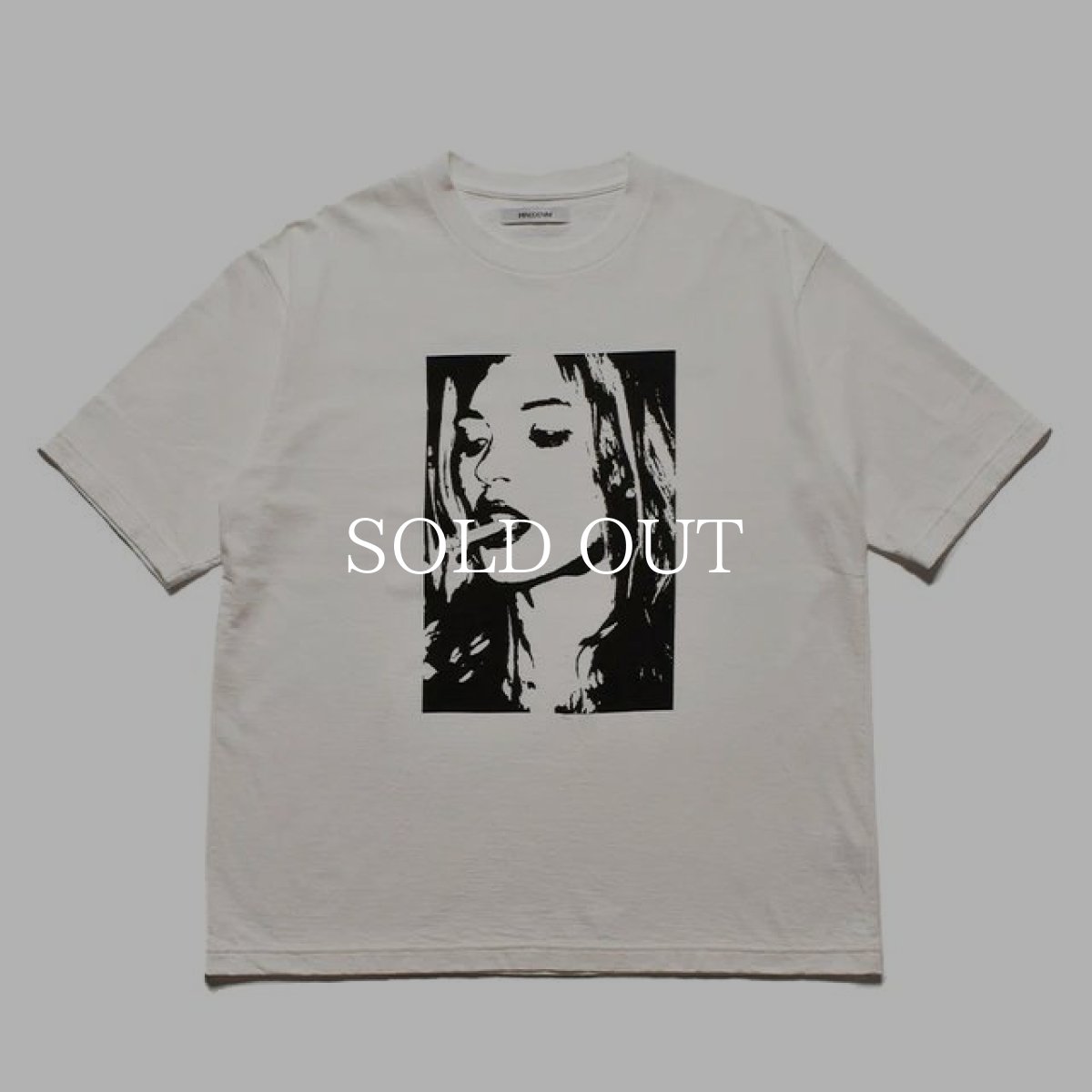 画像8: MINEDENIM  Monochrome Two tone Face Crewneck T-SH (8)