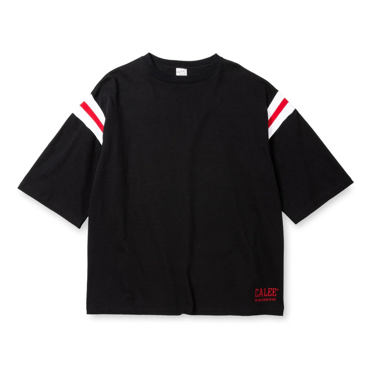 画像1: CALEE  VINTAGE TYPE RIB FOOT BALL TEE (1)