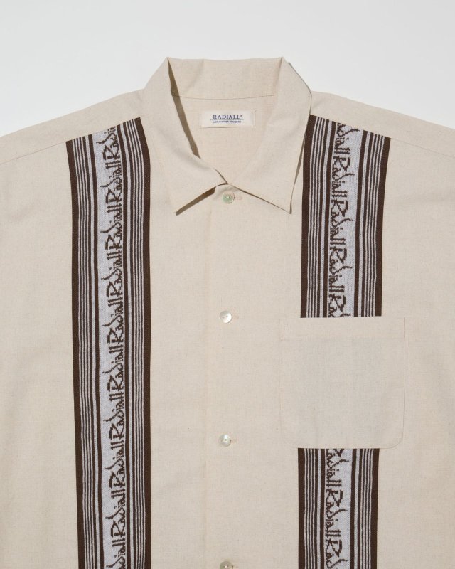 RADIALL LINCOLN PARK - REGULAR COLLARED SHIRT S/S RAD-25SS-SH008