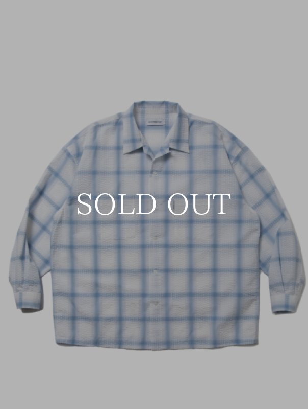 COOTIE PRODUCTIONS T/C Sucker Ombre Check L/S Shirt CTE-25S409