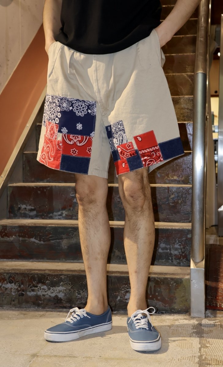 画像3: BOW WOW  BANDANA REMADE CHINO SHORTS (3)