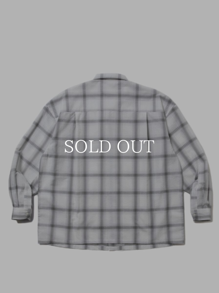 画像2: COOTIE   T/C Sucker Ombre Check L/S Shirt (2)
