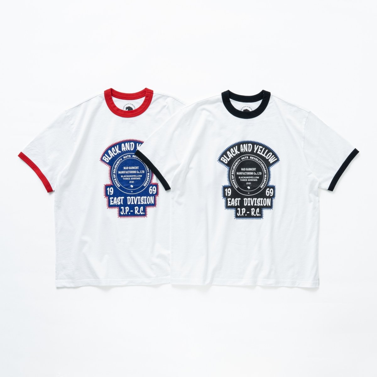 画像1: RATS  TRIM PRINT TEE (1)