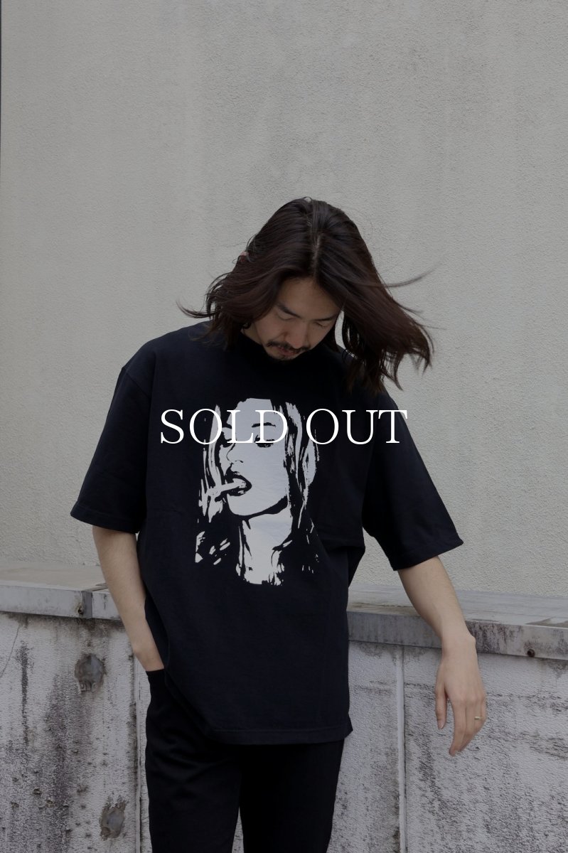 画像15: MINEDENIM  Monochrome Two tone Face Crewneck T-SH (15)