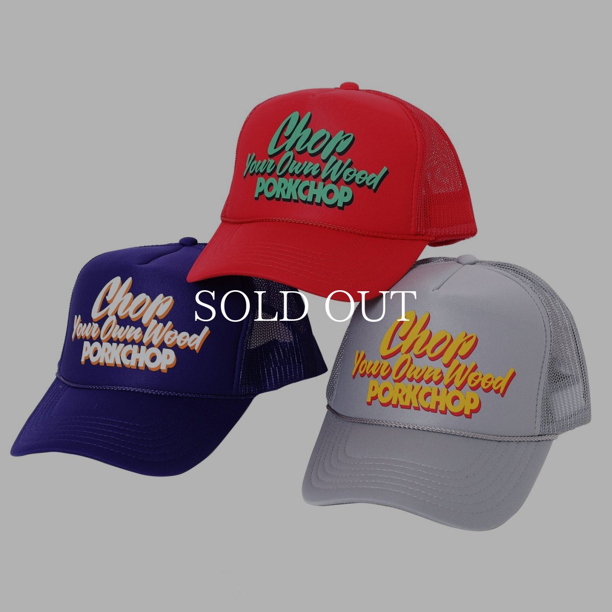 画像1: PORKCHOP GARAGE SUPPLY  CHOP YOUR OWN WOOD CAP 2025 (1)