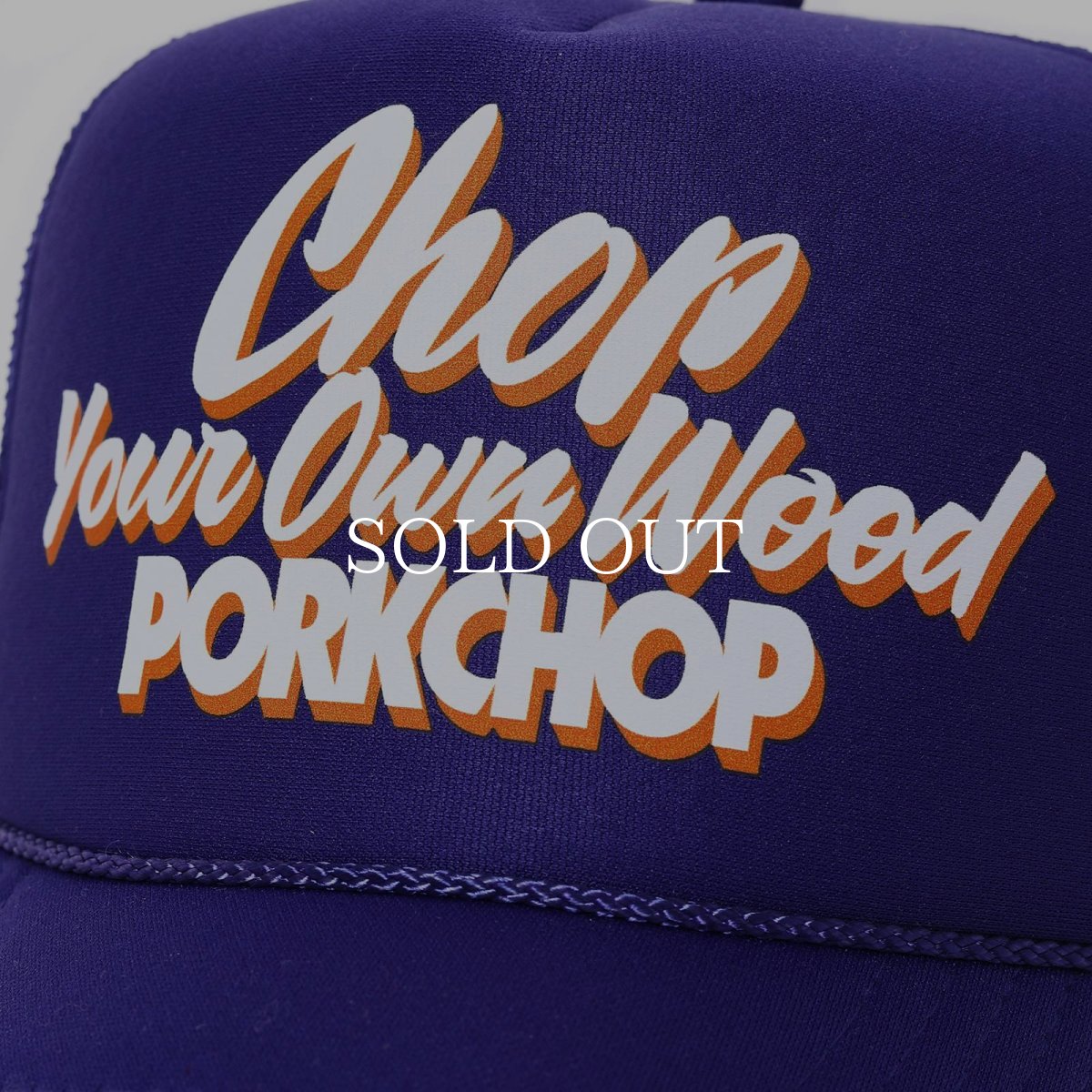 画像12: PORKCHOP GARAGE SUPPLY  CHOP YOUR OWN WOOD CAP 2025 (12)