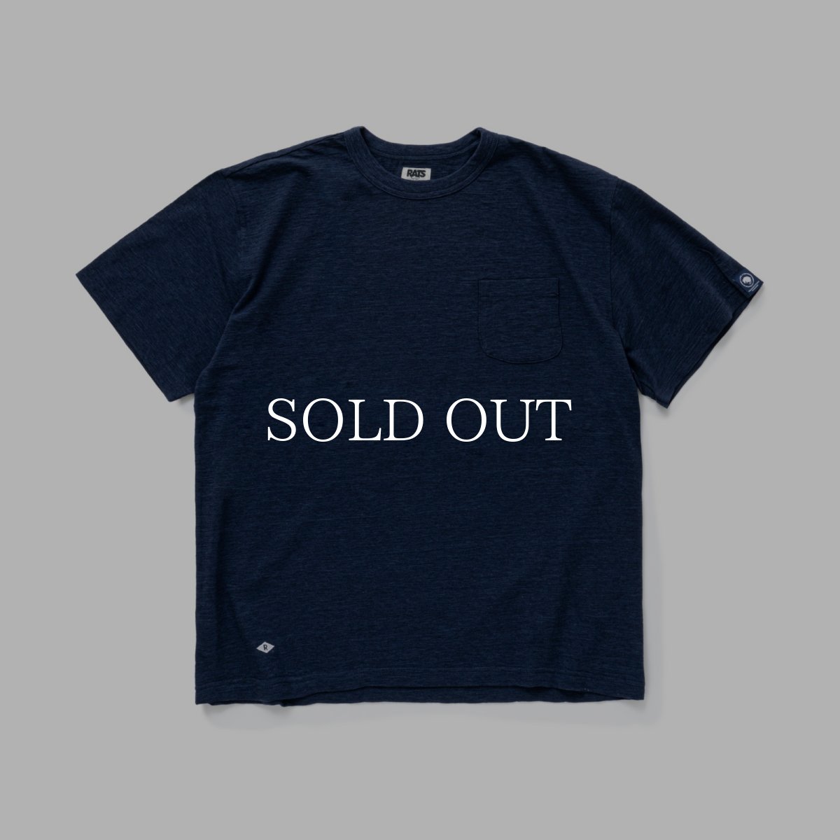 画像2: RATS  HEATHER POCKET TEE (2)