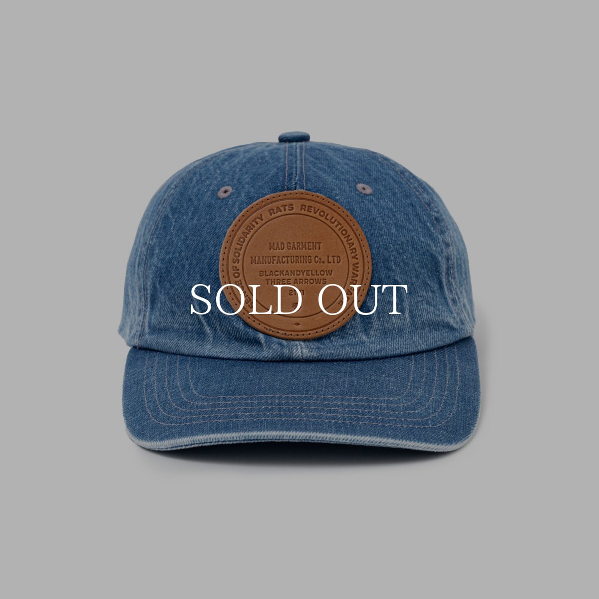 画像1: RATS  DENIM DAD CAP (1)