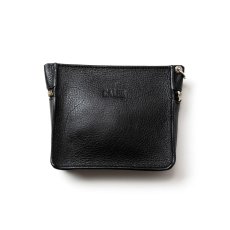 画像2: CALEE  STUDS LEATHER ZIP POUCH (2)