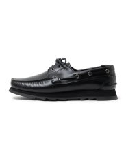 画像1: nonnative  OFFICER DECK SHOES COW LEATHER (1)
