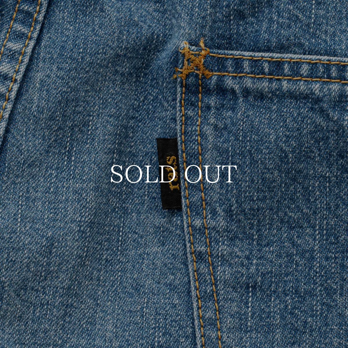 画像6: RATS  USED LIGHT DENIM PANTS (6)