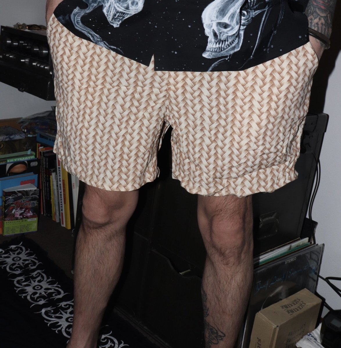画像5: exodus  AJIRO BAMBOO HAWAIIAN SHORTS (5)