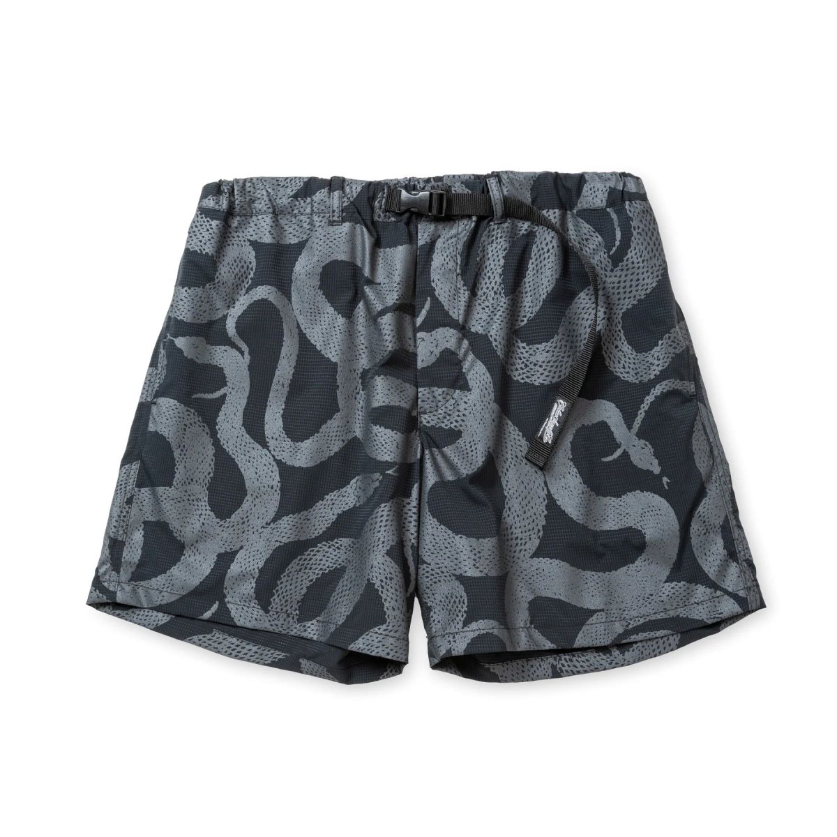 画像1: CALEE  DOTAIR®︎ SNAKE PATTERN EASY SHORTS ＜REFLECTOR＞ (1)